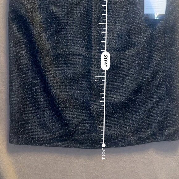 NWT Jaclyn Smith Anniversary Collection Women 12 Heather Grey Pencil Skirt - Picture 5 of 6